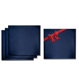 3 + 1 Pillowcases - Navy Blue